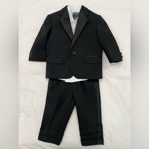Nautica baby boy tuxedo suit set